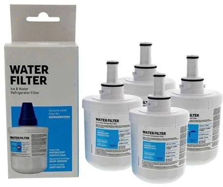 VHGHHVEJ Refrigerator Water Filter Refrigerator Water Purifier Parts,Compatible For Samsung, DA29-00003G, DA29-00003B,(4Pcs)