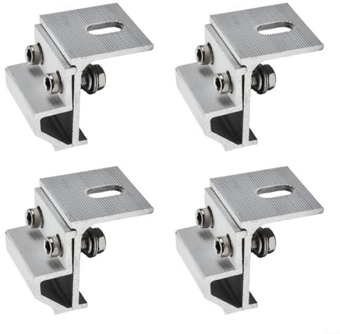 Lot de 4 clips de fixation pour panneau solaire pour une installation rapide et sûre sur les camping-cars et les bateaux