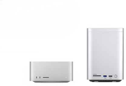 Mac Studio M4 Max chip with 14 core CPU and 32 core GPU • 36GB Unified Memory • 10Gb Gigabit Ethernet • 512GB SSD+5TB Storage 10GBps RAID Hub • Windows11 • Office • Keyboard+Mouse • Webcam • DVD
