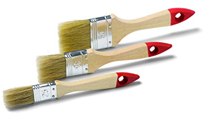 Schuller Eh'klar 70395 Lot de 3 pinceaux plats Largeur 25, 35 et 50 mm