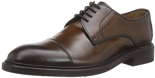 Lottusse Harry L6723, Derby Hombre, Marrón Jocker Old Teca, 40.5 EU