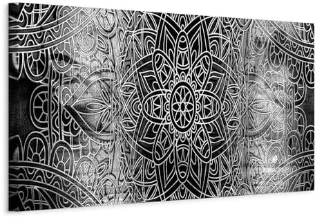 murando - Leinwandbild Orient Zen Indisch, 135x45 cm, 1-teilig, Wohnzimmer | Hochwertige Leinwand, sofort aufhängbar, ideal fürs Wohn- oder Schlafzimmer, wasserfest und lichtecht, langlebig, stilvoll