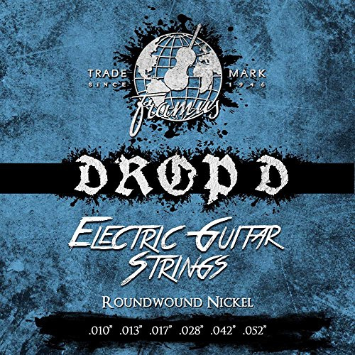 Framus 45250 BLUE LABEL Nickel Roundwound, Drop D and Db, Electric Guitar Accessories