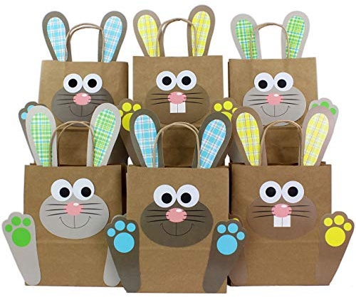 Papierdrachen DIY Osternester zum Befüllen und Basteln - Geschenktüten für Kinder mit Osterhasen in grün blau gelb - Ostergeschenke verpacken - Osterdeko - Ostern