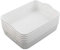 Nesmilers 6 Pack Plastic A4 Paper Tray, White Storage Tray, Office Basket