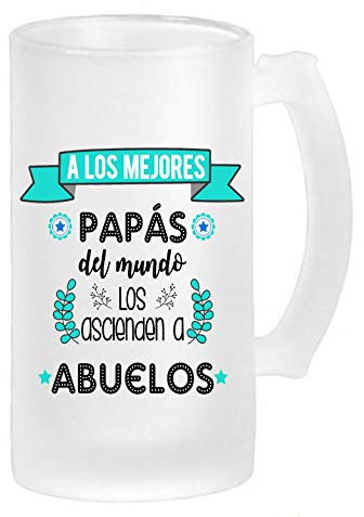 Los Eventos de la Tata. Jarra de Cerveza Regalo para Padre (Mejor Abuelo)