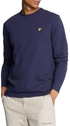 Lyle & Scott LS T-Shirt Plain L/S T-Shirt Z99 Navy, XXL