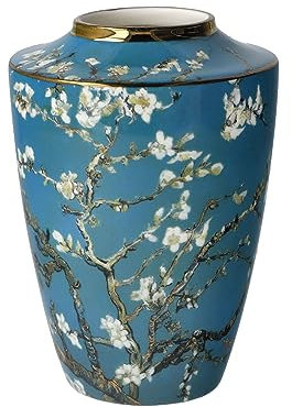 Goebel Vase, Glas, Blau, 8,5x8,5x12,5 cm