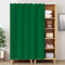 LIVEINU Schrankvorhänge für Küche, Kleiderschrank, Badezimmer, Staubdichter Vorhang für Regale, Wandpaneele, hängende Tür, Japanische Noren, Klettband Selbstklebend 120x180cm Dunkelgrün 2