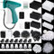 Chumia 3576 Pcs Tagging Gun Clothes Garment Tag Attacher Kit with Needles Standard Plastic Barbs Fasteners Hang Label Strings Gourd Safety Pins Retail Price Size Label for Warehouse(Black, White)