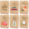 Weihnachtskarten mit Umschlag Set (12 Stück) - A6 Klappkarten für Weihnachten - Christmas Postkarte mit Umschlägen für deine Weihnachtsgrüße - Coole Weihnachtspostkarten mit und ohne Sprüche
