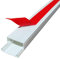 HAIXHX Kabelkanal Ecke/Decke für weiße Kabelabdeckungen, PVC quadratisch lackierbar Kabelkanäle zum Verstecken von selbstklebenden Kabeln Organizer (Color : White, Size : 30x15mm/1.18x0.59in)