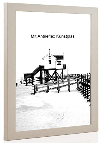Bilderrahmen Alu mit Antireflexglas - Bildgröße 70x100 cm - Leistenbreite 30mm