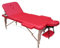 Polironeshop Venus - Klappbare Massageliege aus Holz, Professionell für Kosmetiker, Tätowierer und Spa, Rot