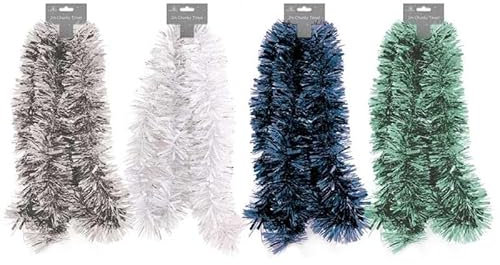 Ditzy Doll CHUNKY TINSEL - Single Assorted Christmas Xmas Decorations Tree Home House Festive