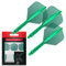 Target Darts K Flex Integrated Dart Flights and Shafts, Nr.6 Grün (Intermediate) | 3er Pack K-Flex - No6, Kflex All In One Moulded Dart Flight & Stem | Professionelles Dart Zubehör