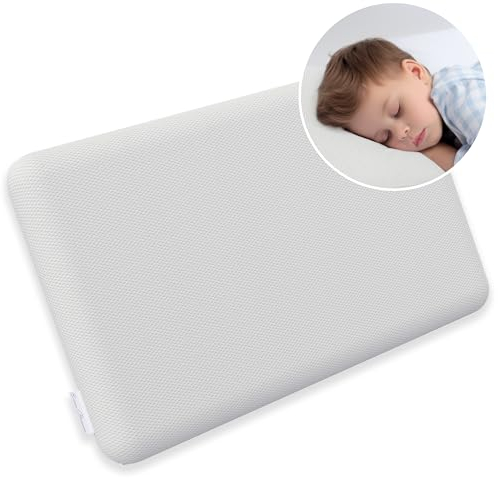 EVAN BROWNS® Kissen Kinder - Nackenstützkissen Kinder - Orthopädisches Kissen Kinder - kuschelweiches Memory Foam Kissen Kinder - Kinderkopfkissen - Kinderkissen ab 3 Jahre wie auf Wolken schlafen