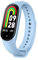OROLOGIO BAND SMART M8 8 FREQUENZA CARDIACA OSSIGENAZIONE STRESS IMPERMEABILE IP67 SONNO RICARICA MAGNETICA (Azzurro)