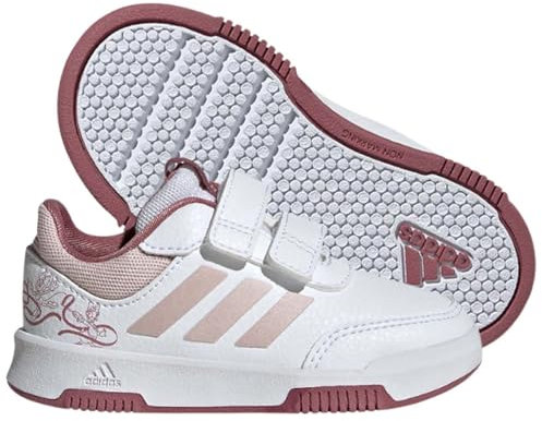adidas Scarpe Bimba TENSAUR Sport Minnie CF I IF4079 (Bianco/Rosa, Sistema Taglie Calzature EU, Bimbo (0-5 Anni), Numero, Media, 19)