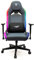 Woxter Stinger Station Elite RGB Blue/Pink - Silla Gaming con Luces Led RGB, Levantamiento por pistón Gas, Tela Antimanchas Transpirable, Reposabrazos 3D, Cojín Lumbar Regulable y Cervical Integrado