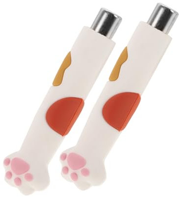 Beaupretty 2pcs Cat Eye Gel Nail Polish Tool Cute Handle Nail Art Tools for Unique Manicure Designs Lightweight and Versatile Silicone Magnets for Gel Polish Application