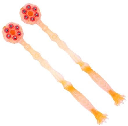 FRCOLOR Lotus-massagehammer Mit Sechs Perlen Tragbares Massagewerkzeug Für Rückenmassage Handmassagegerät Durchblutung