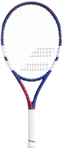 Babolat - Tennisschläger Modell Drive Junior, Einheitsgröße, Farbe Blau/Rot, Rahmen aus Graphit und Aluminium, Leicht 230 g, Ideal für Junge Spieler 9-11 Jahre