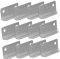 Gatuida Lot De 20 Gâches De Tiroir En Acier Inoxydable Supports D'Angle Couvercle De Gâche De Porte Angle En Acier Inoxydable Équerre D'Angle Plaque De Remplissage De Trou De