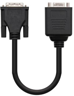 Splitter Cable - DVI to VGA, 20 cm, with one DVI male connector and two HDB15 connectors, ideal for connecting video devices.*