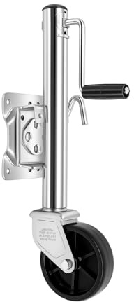 Lumivew Veste de remorque manuelle avec roue de 15,2 cm - Capacité de charge de 540 kg - Performance stable - Forte capacité de stockage - Acier galvanisé pour remorques et bateaux - Convient pour les