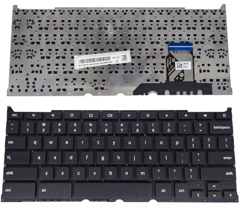 LUNOZST US-englische Tastatur für Samsung Chromebook XE501C13 S02US K02US XE500C13 MP-13J8 Schwarze Tastaturen Laptop