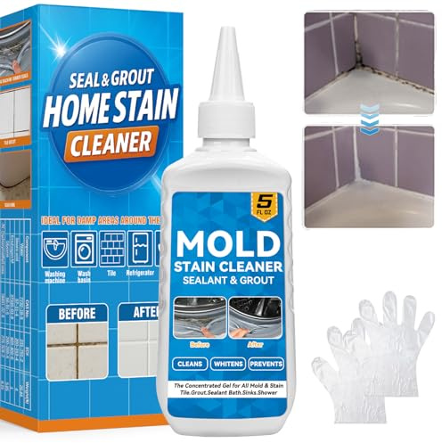 Household cleaner Gel Quitamoho 150g, Eliminador de Moho para Juntas y Silicona, Limpieza Profunda en Baño y Cocina, Fórmula en Gel Antigoteo, Ideal para Azulejos, Ducha y Lavabo
