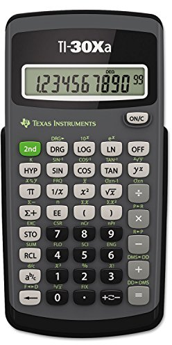 Texas Instruments Ti-30Xa Calculator Pocket Scientific Black, Grey, TI 30XA