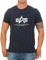 Alpha Industries Herren Basic T-Shirt,Blau (Navy 02), XXX-Large