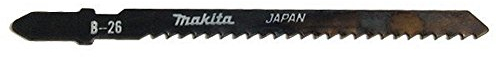 Makita A-85771 Stichsägeblatt B-26 HSS 5 Stück, ideal für Kurvenschnitte NE-Metall und Aluminium von 3 bis 10 mm sowie Holz und Kunststoff von 3 bis 60 mm Materialstärke