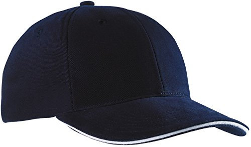 Myrtle Beach 6 Panel Sandwich Cap in Kontrastfarben Gr. One Size, Multicoloured - Navy/White