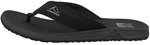 Reef Herren Phantoms Zehentrenner, Schwarz (Black BLA), 44 EU,Sandalen