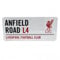 Liverpool Official Anfield Road L4 Metal Street Sign - Multi-Colour