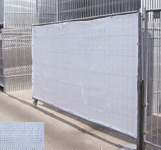 Bauzaunnetz Bauzaun Sichtschutznetz für Bauzaun 3,50m x 2,0m weiß