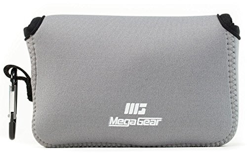 MegaGear MG1095 Étui avec Mousqueton en Néoprène pour Appareil Photo Fujifilm X100F/X100T/X100S Gris