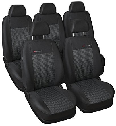 Mossa - Maßgeschneiderte Sitzbezüge Auto kompatibel mit VW Volkswagen Sharan II Van (2010-2022) - Autositzbezüge Schonbezüge für Autositze - E3 1