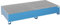 eurokraft | basic | Stahl-Auffangwanne für Tankcontainer IBC/KTC | für 2 x 1000-l-Container / 8 x 200-l-Fass stehend | pulverbeschichtet | blau RAL 5012