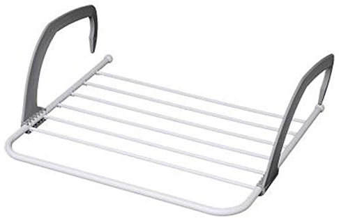 TentHome Heizkörper Klappbar Wäschetrockner für Balkon Radiator Verstellbares Trockengestell Express Heizkörpertrockner Hängetrockner (Grau 2)