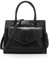 NICOLE & DORIS Damen Handtaschen Retro Schultertasche Krokodil Handtasche Frauen Umhängetaschen Tote Bag PU Leder für Büro,Shopper Schwarz