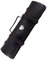 DALSTRONG - Vagabond Knife Roll Full & Top Grain Brazilian Leather Roll Bag - 16 Slots - Interior and Rear Zippered Pockets - Blade Travel Storage/Case (Midnight Black) - Large - Up to 20 Knives
