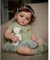 ZIYIUI 22Zoll 55cm Reborn Baby-Puppe Weiches Vinylsilikon Realistisch Baby Puppe lebensecht Reborn Baby Mädchen Handgemacht Neugeborene Echte Babypuppe