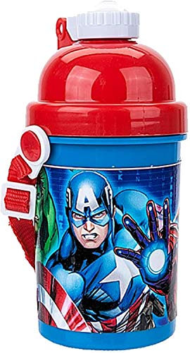 Botella desplegable con cordón – Regreso a la escuela – Marvel Avengers