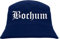 sostex Bochum Fischerhut - Dunkelblau - Altdeutsch - Bedruckt - Bucket Hat Anglerhut Hut S/M Dunkelblau