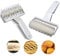 Gitterroller, 2 Stücke Gitter Kuchen Teigroller, Teigroller Gitter Backen Gitterroller Gitterwalze Pizza Teig Roller Gitter Würstchenroller DIY Form