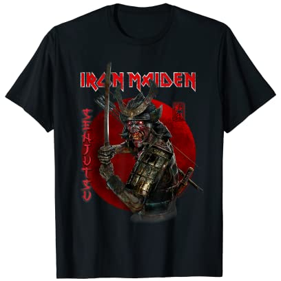 Iron Maiden Senjutsu Eddie Red Circle T-Shirt